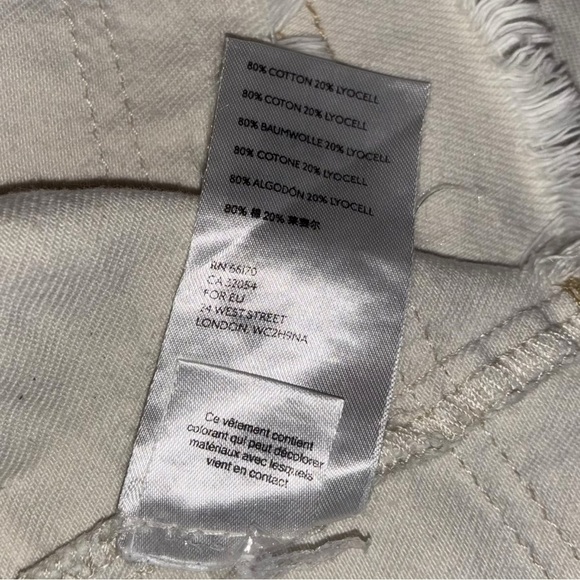 Free People Mini Button Fly Skirt White Womens 6 Bohemian Hippie Preppy Western - Picture 9 of 12